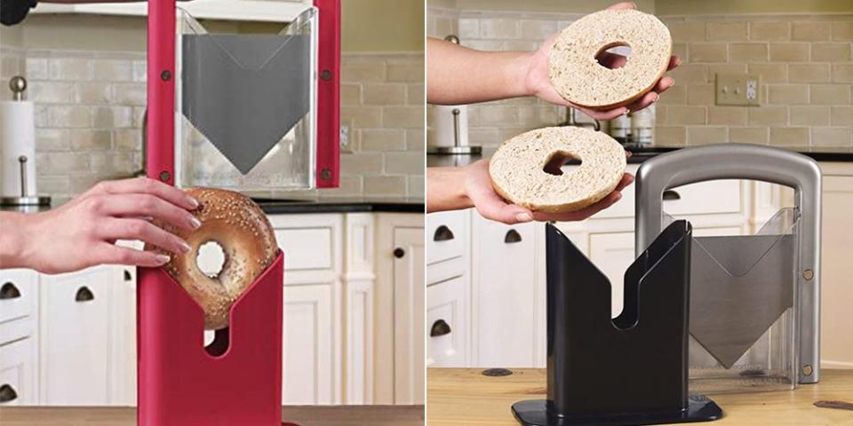 This $17 Bagel Guillotine on Amazon Has Gone Viral on TikTok — Here's Why