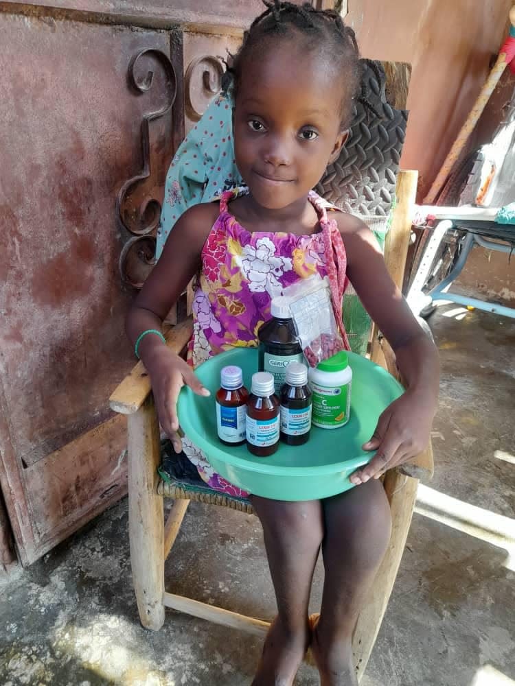 Children in Haiti are in need of many supplies, including medications.