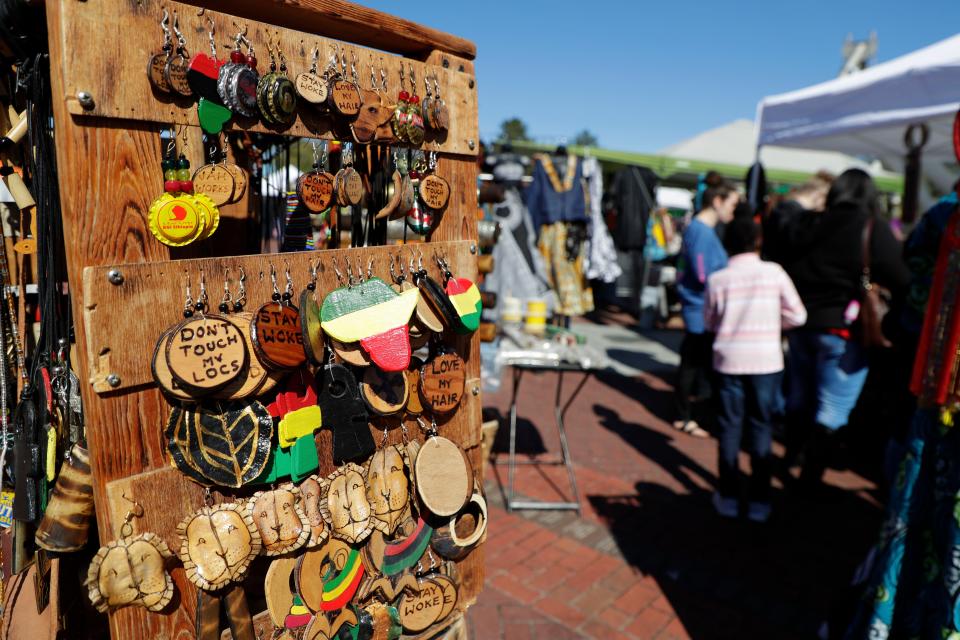 Cascades Park bustled with people Saturday, Feb. 22, 2020, for the annual Harambee Festival hosted by FAMU. 