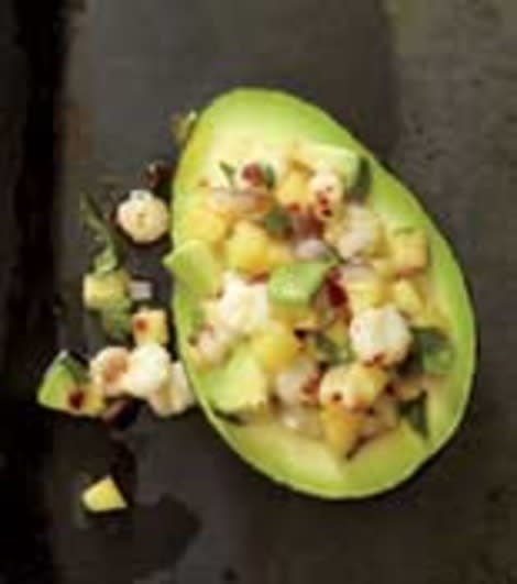 pineapple hominy avocados