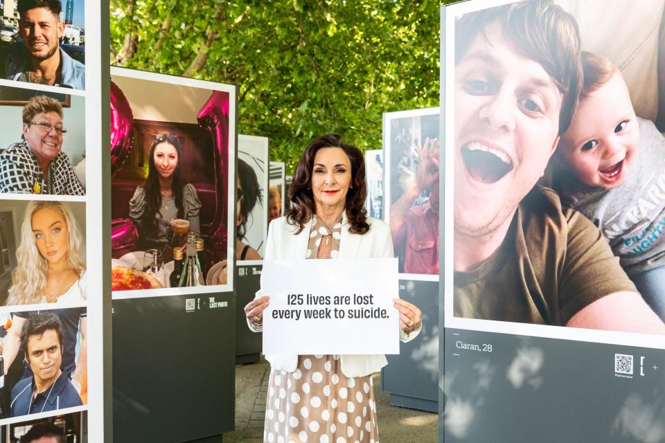 Shirley Ballas at The Last Photo exhibition on London’s Southbank (Harvey Aspell/PA)
