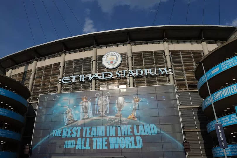 A general view of Manchester City's Etihad Stadium.