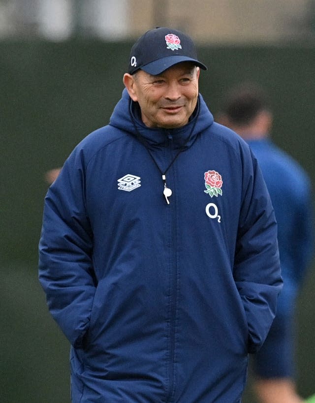 Eddie Jones is currently self-isolating