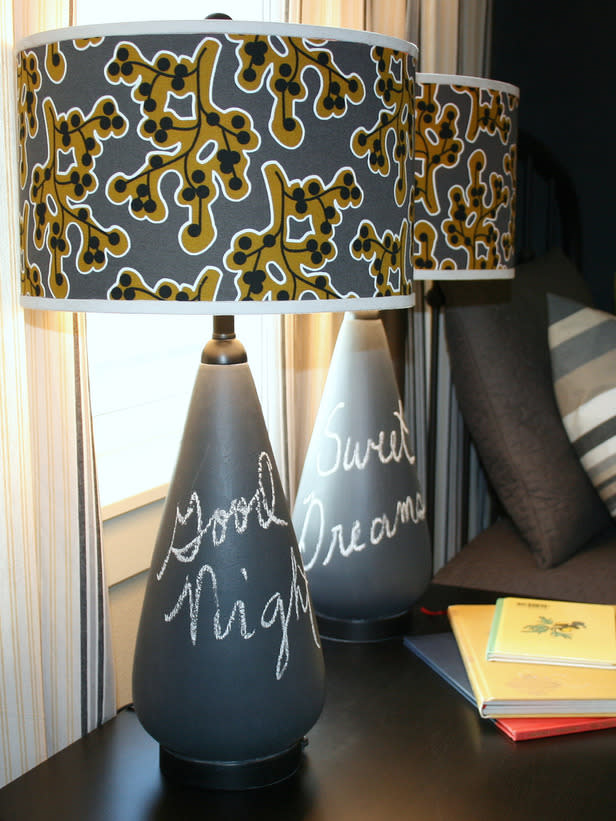 Chalkboard Lamps