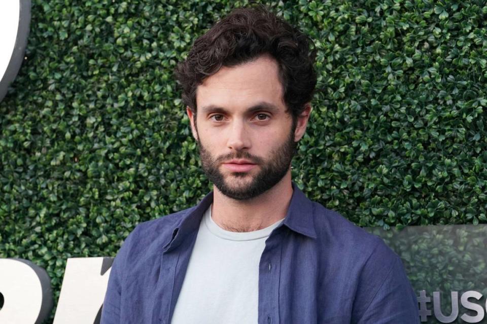 Penn Badgley attends the quarterfinals of the U.S. Open tennis championships on Tuesday, Sept. 3, 2019, in New York. (Photo by Greg Allen/Invision/AP)