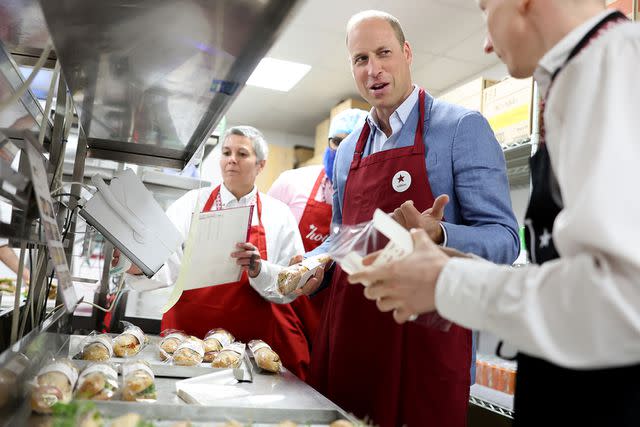 <p>Chris Jackson/Getty Images</p> Prince William visits Bournemouth on Sept. 7, 2023