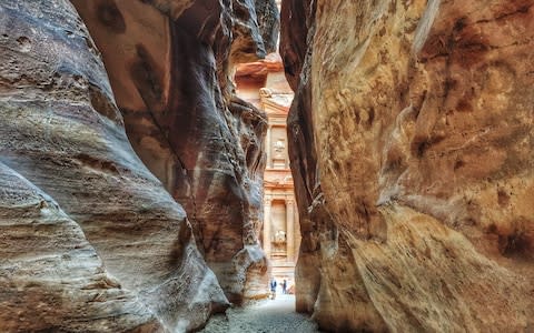 The ancient city of Petra - Credit: GETTY