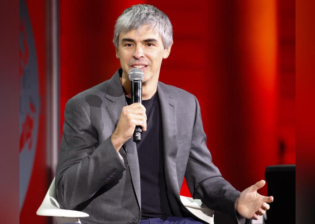 8. Larry Page | Net worth: $88.2 billion - Source of wealth: Google - Age: 48 - Country/territory: United States | Larry Page started Google with Sergey Brin, whom he met as a graduate student in computer science at Stanford University. Page is no longer chief executive of Google's parent company, Alphabet, but, like Brin, remains a controlling shareholder. He has invested in space exploration and the development of flying electric taxis, and he is a supporter of clean energy, powering his home with fuel cells and geothermal energy. (Kimberly White/Getty Images)