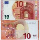 Parte anterior y posterior del nuevo billte de 10 euros