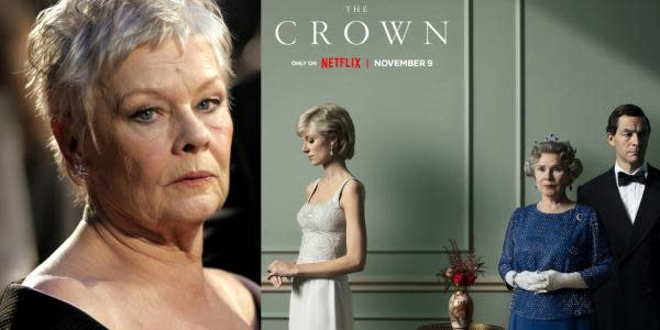 The Crown: Judi Dench dice que la serie es un relato hiriente y cruelmente injusto de la familia real