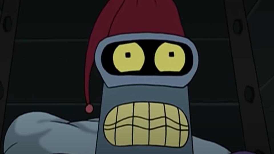Bender’s binary dream in Futurama
