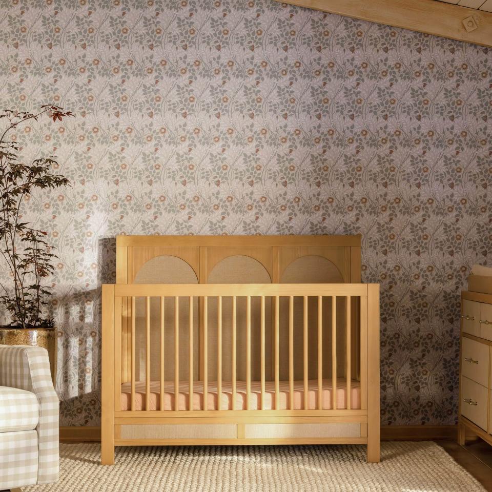 <p><a href="https://namesakehome.com/products/eloise-4-in-1-convertible-crib" rel="nofollow noopener" target="_blank" data-ylk="slk:Shop Now;elm:context_link;itc:0;sec:content-canvas" class="link ">Shop Now</a></p><p>Eloise 4-in-1 Convertible Crib</p><p>namesakehome.com</p><p>$799.00</p><span class="copyright">namesakehome.com</span>