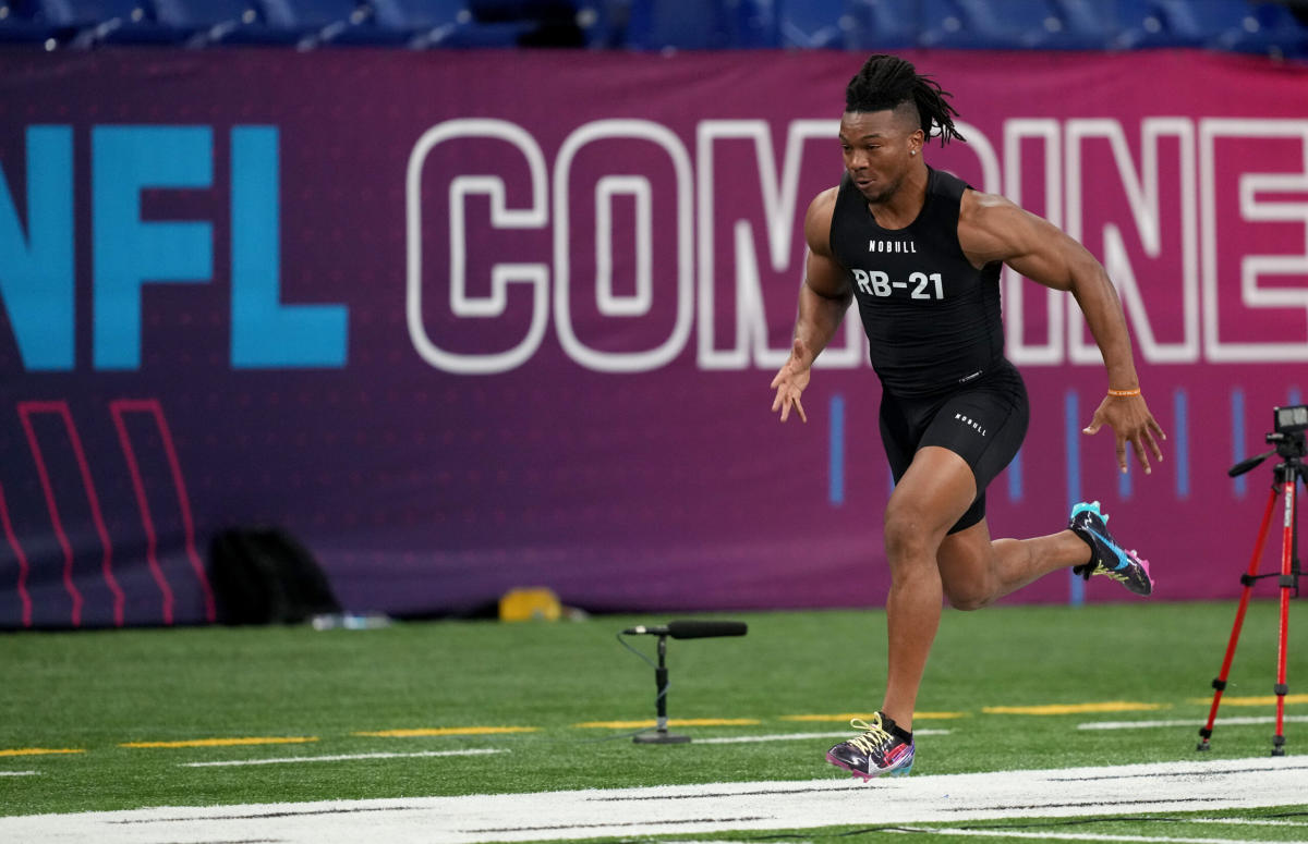 Wide receiver Joseph Ngata's 2023 NFL Scouting Combine workout