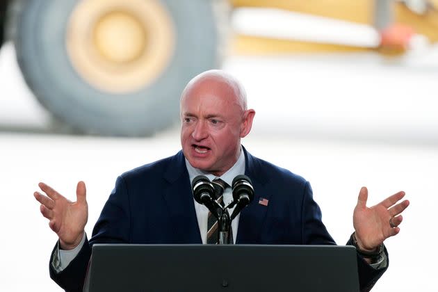 Sen. Mark Kelly (D-Ariz.), a former astronaut, is generating presidential buzz after a second straight victory in a tight race in a key swing state. 