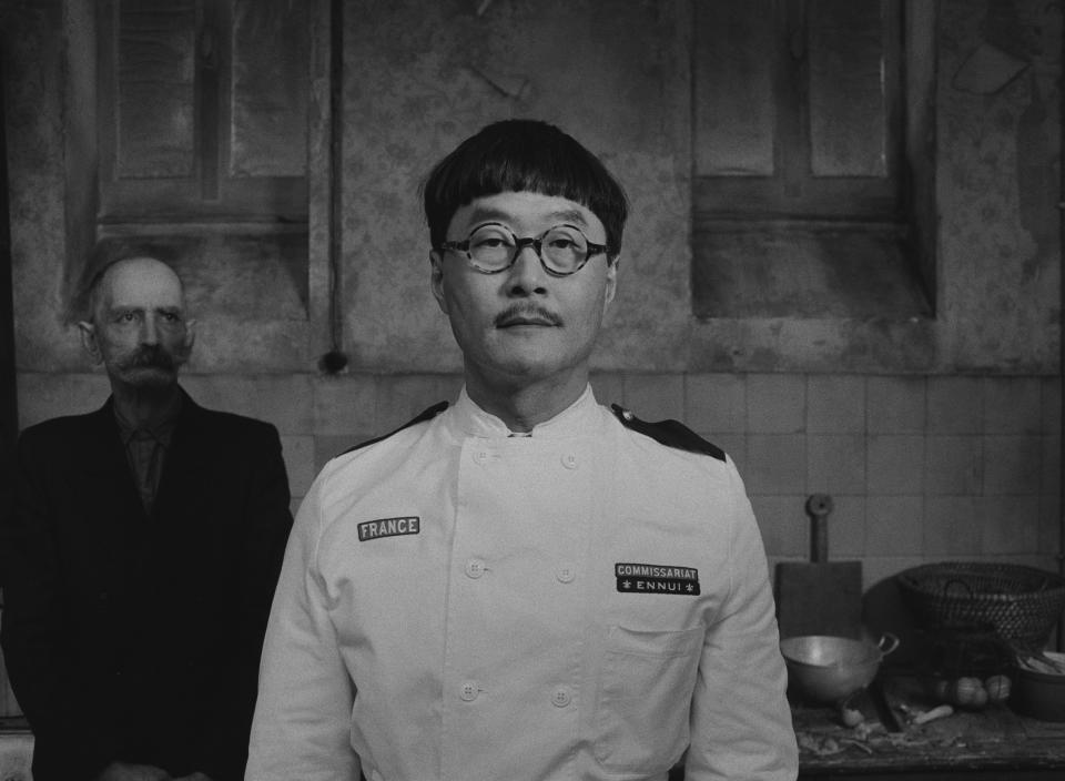 Stephen Park in “The French Dispatch” (“The Private Dining Room of the Police Commissioner”) - Credit: Searchlight Pictures