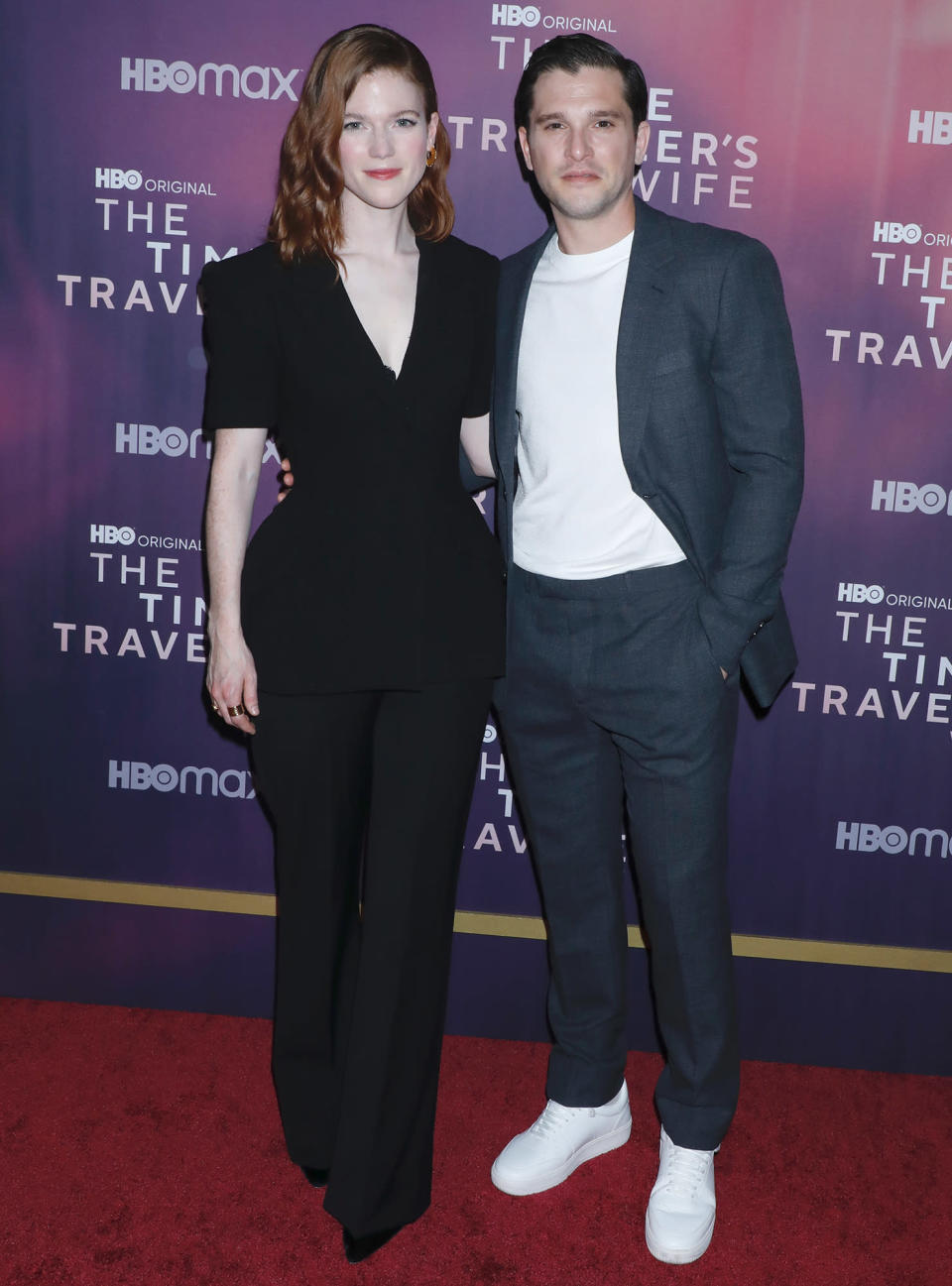 <p>Kit Harington supports wife Rose Leslie at <em>The Time Traveler's Wife </em>N.Y.C. premiere on May 11.</p>