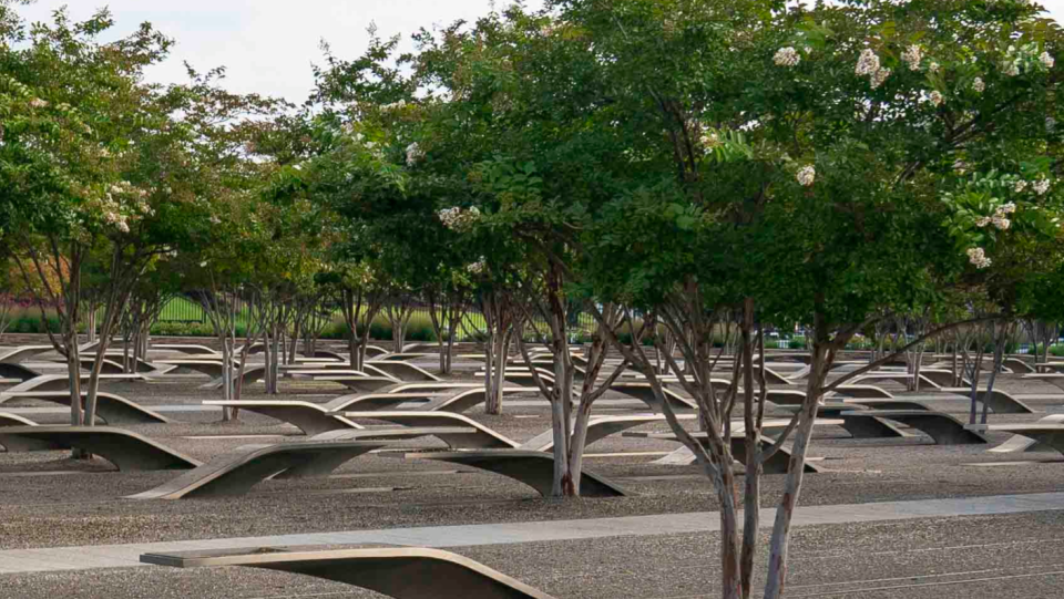 FILE: Pentagon Memorial during the Pentagon 9/11 Observance Ceremony in Washington D.C., Sept. 11, 2020.   / Credit: DOD Photo by Navy Petty Officer 1st Class Carlos M. Vazquez II