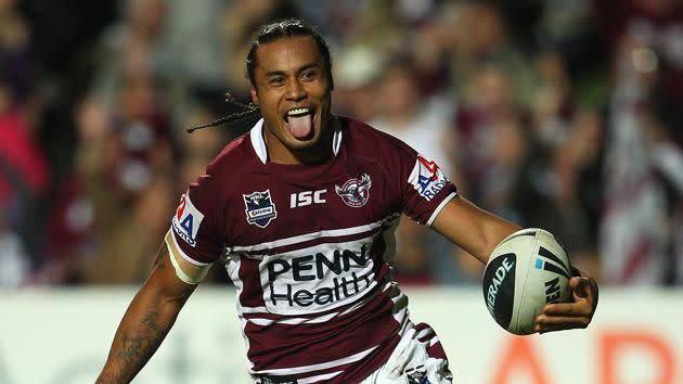 Matai celebrates. Pic: Getty