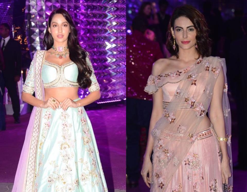 In Pics! Shah Rukh, Raveena and others attend Azhar Morani and Tanya Seth’s sangeet