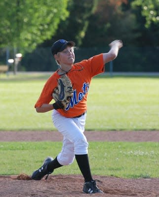 Lefty Brock Curtis hurls a pitch in this undated photo. He loved baseball, the outdoors and exotic travel.