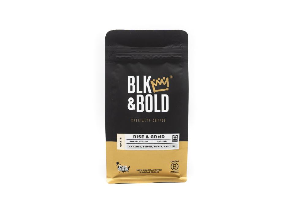 <p><a href="https://blkandbold.com/collections/all-products/products/rise-grnd-blend-1" rel="nofollow noopener" target="_blank" data-ylk="slk:Shop Now;elm:context_link;itc:0;sec:content-canvas" class="link ">Shop Now</a></p><p>Blk & Bold Medium Roast Blend</p><p>blkandbold.com</p><p>$14.00</p><span class="copyright">Courtesy</span>