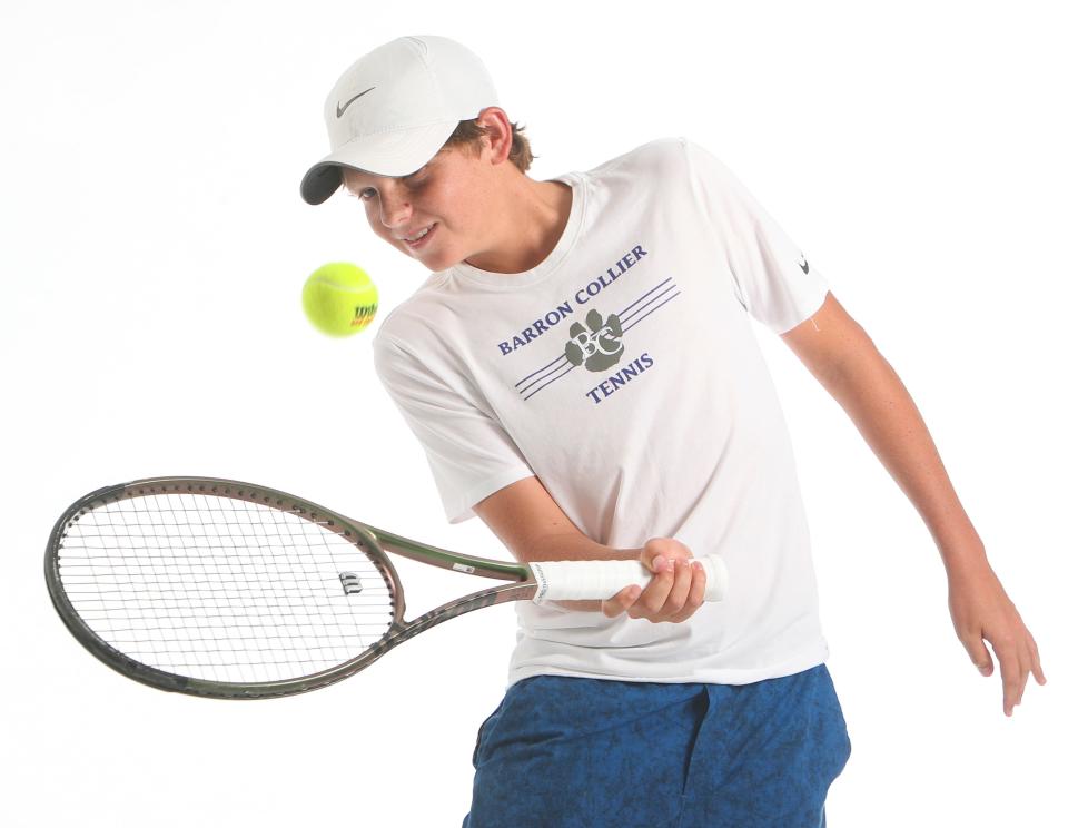 William Freshwater, Barron Collier High School, Boys tennis, All Area, Spring 2022-23.