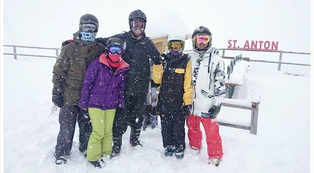 The group of Australians were snowboarding off piste in the Landeck district of the Austrian Alps when tragedy struck. Photo: Facebook