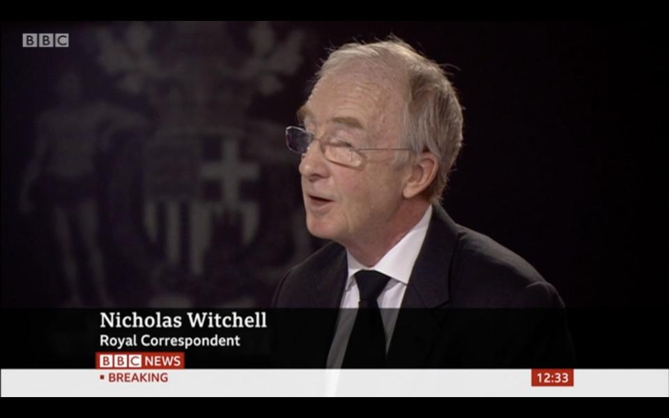 BBC's Nicholas Witchell