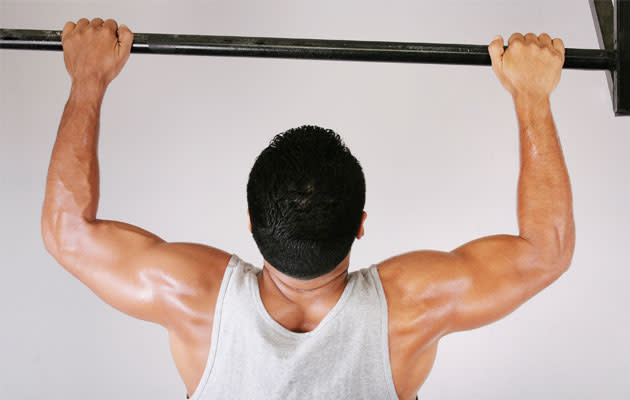 Having strong trunk control is essential for doing pull-ups. (Thinkstock photo)