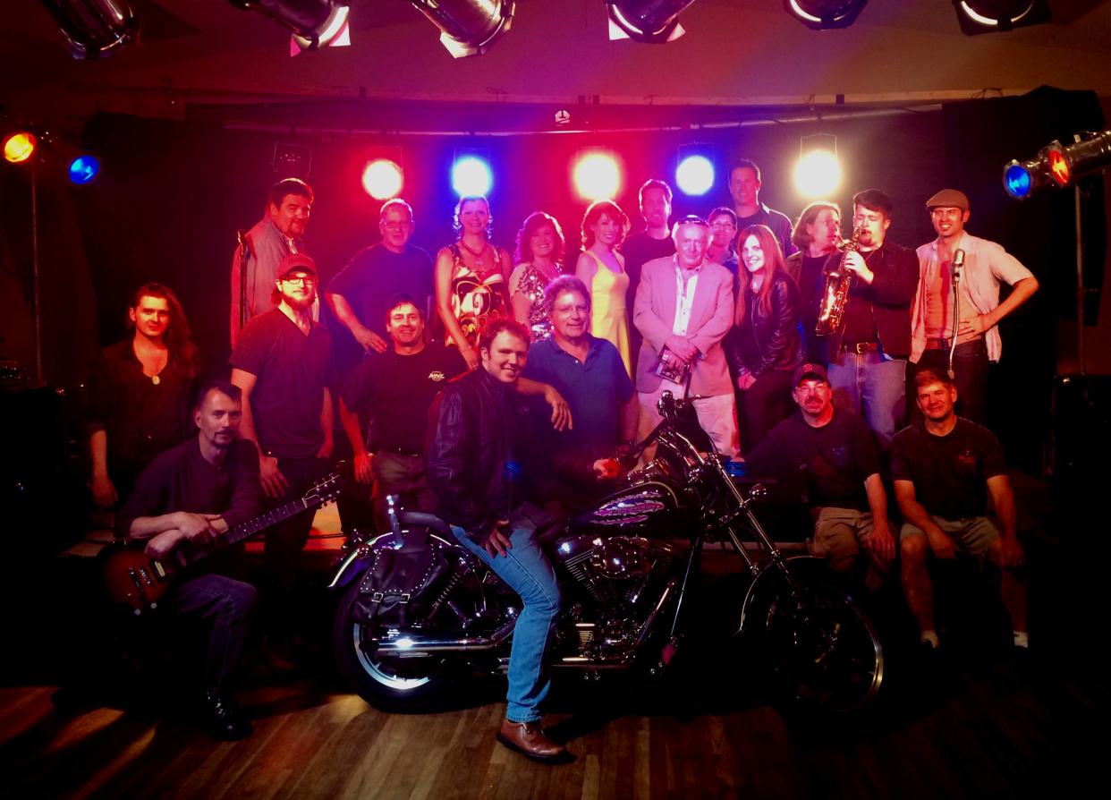 The cast of "Rock 'n' roll Outlaw: The Ballad of Myles Connor."