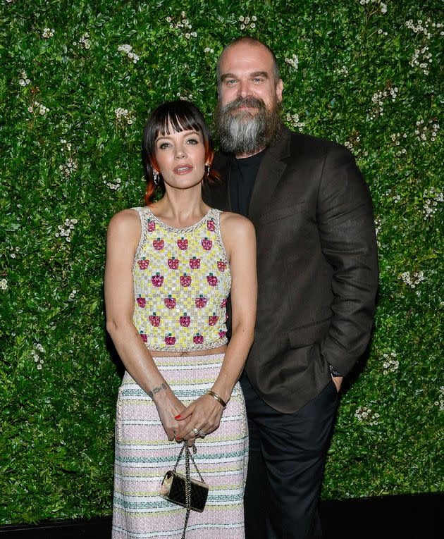 Lily Allen and her husband David Harbour in June