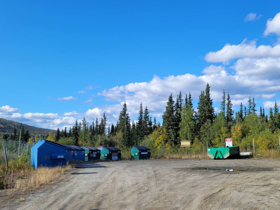 The waste transfer station in Keno City, Yukon. (Amber Smith - image credit)