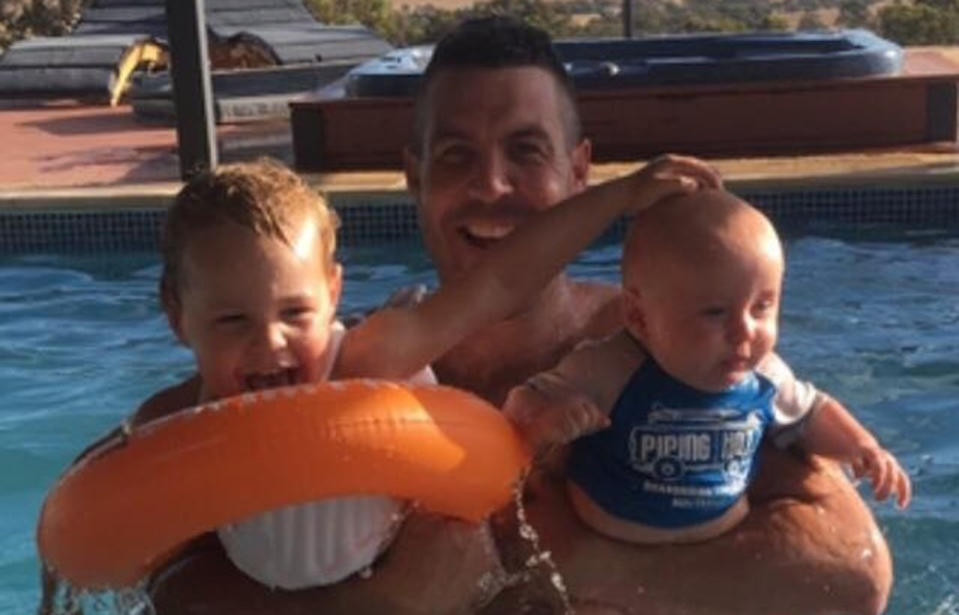 Perth dad Chris Taylor died on a family trip to Bali on Thursday. Source: GoFundMe