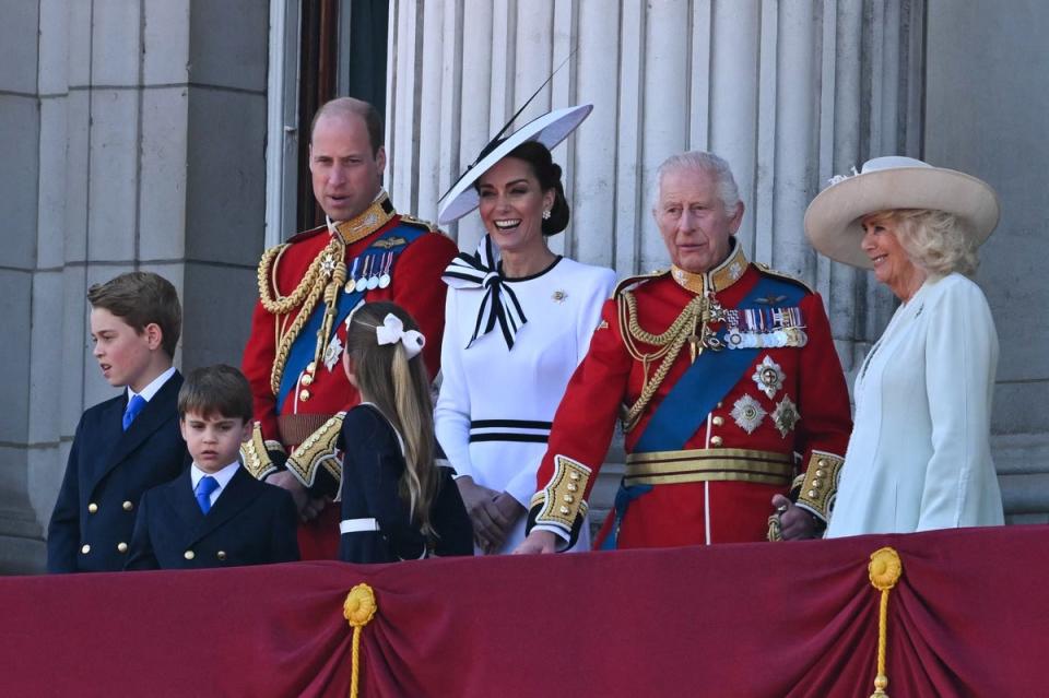 The princess was on dazzling form at Trooping the Colour (AFP via Getty Images)