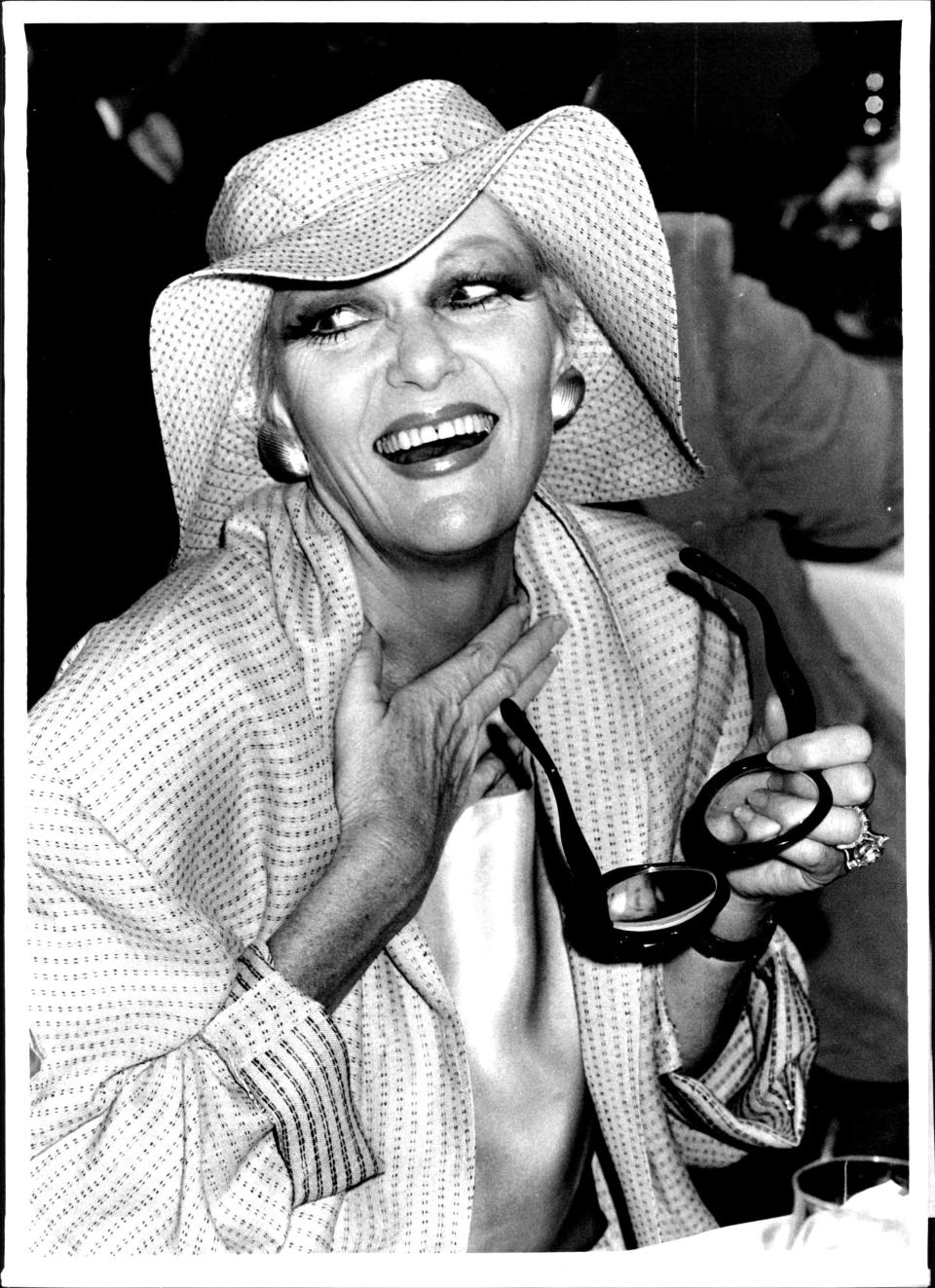 Academy Awards Luncheon, Greater Union Centre.  Jeanne Little. March 31, 1987. (Photo by Ross Anthony Willis/Fairfax Media via Getty Images).