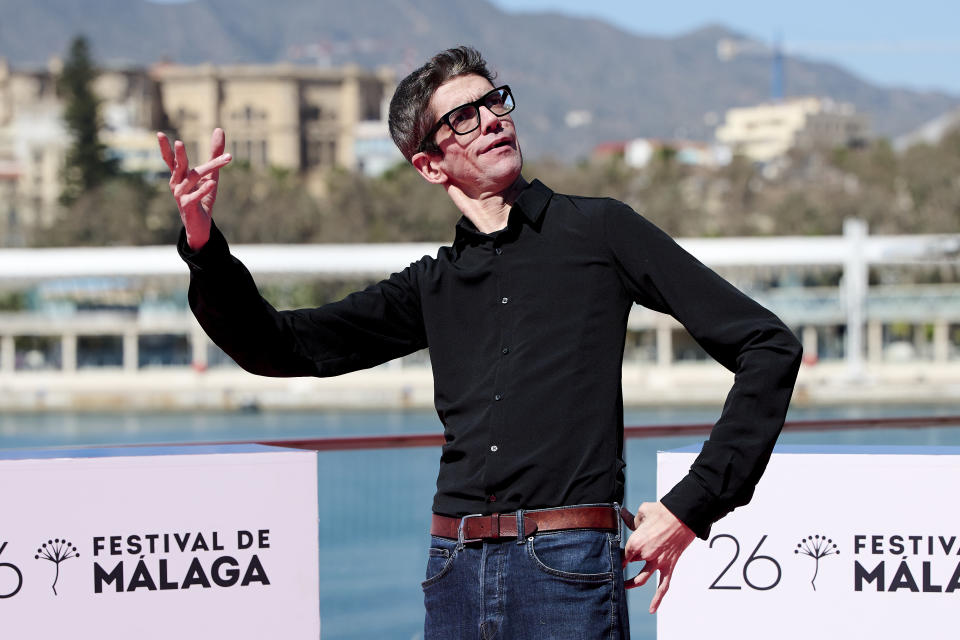 MALAGA, SPAIN - MARCH 15:  Actor Javier Botet attends the 'El Fantastico Caso Del Golem' photocall during the 26th Malaga Film Festival at the Muelle 1 on March 15, 2023 in Malaga, Spain. (Photo by Carlos Alvarez/Getty Images)