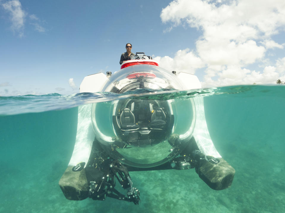 Un U-Boat Worx en acción en la costa sur de Curazao, el 1 de junio de 2022. (Mohamed Sadek/The New York Times)