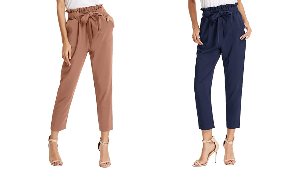 These pants are a fantastic alternative to jeans in the fall.