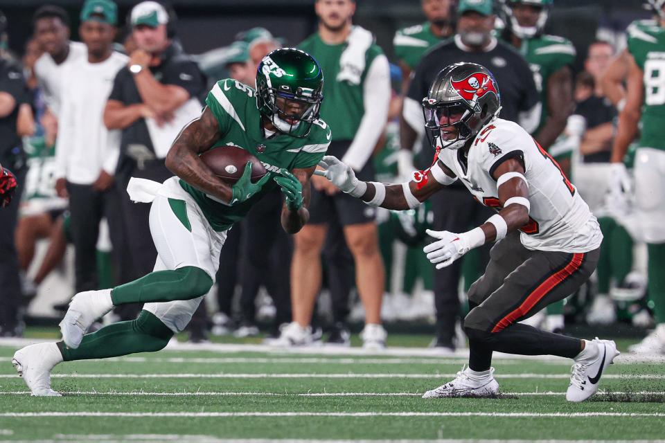 Mecole Hardman Jr. had just one catch for 6 yards with the New York Jets.