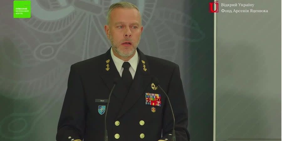 Admiral Rob Bauer's visit is the first NATO military delegation visit to Ukraine since the beginning of Russia's full-scale invasion