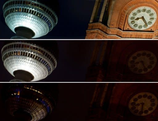 Rund um den Globus schalten heute Millionen Menschen für eine Stunde das Licht aus. An der von Umweltschutzverbänden beworbenen "Earth Hour" zwischen 20.30 Uhr und 21.30 Uhr (jeweilige Ortszeit) beteiligen sich zahlreiche Städte in der ganzen Welt. Auch Berlin nahm bereits an der Klimaaktion teil. (Archivfoto)