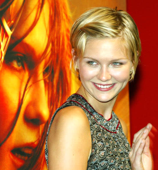 <p>Her cutesy-pie hair in this photo proves that despite growing out of child star status, Kirsten still retains that youthful innocence.</p>