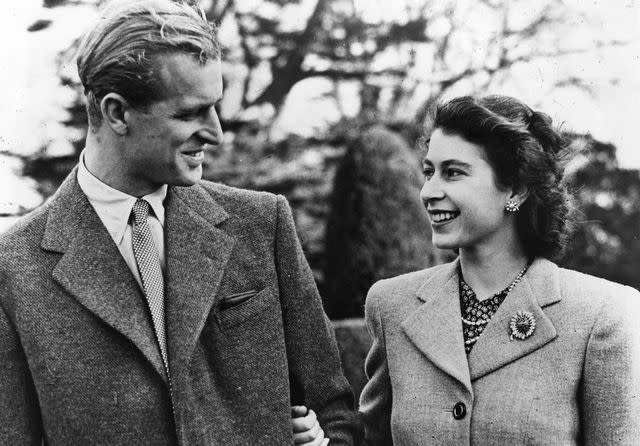 Central Press/Getty Queen Elizabeth and Prince Philip on their honeymoon in 1947