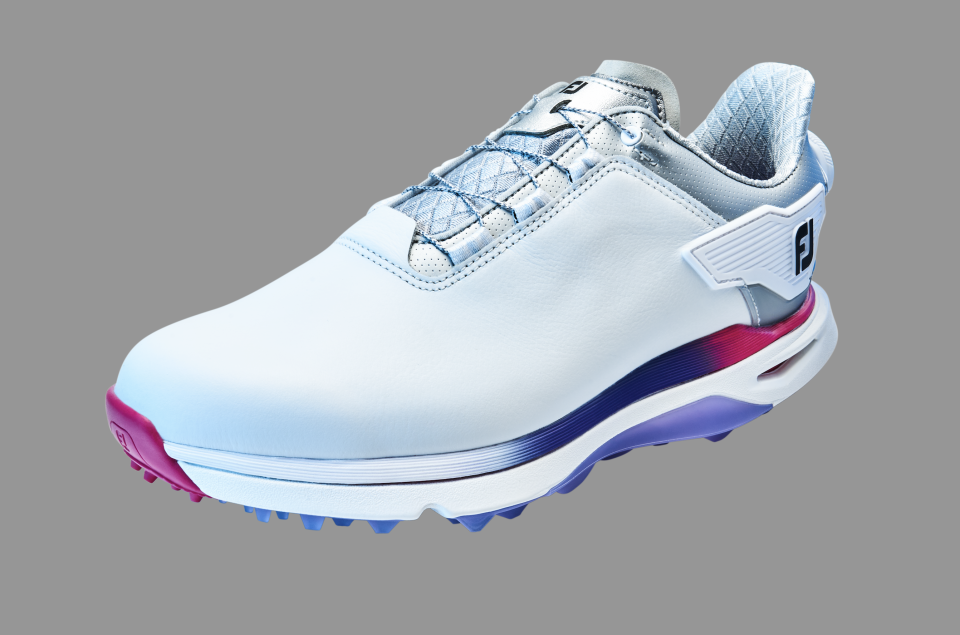 A closer look at the women's Pro/SLX golf shoe.