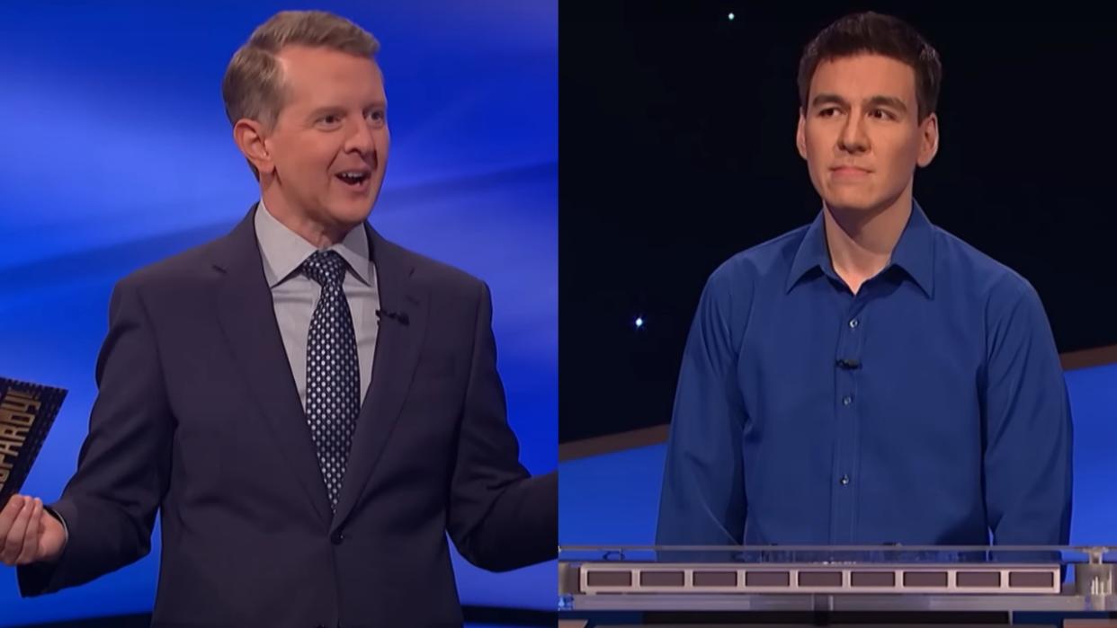  Ken Jennings and James Holzhauer in Jeopardy! Masters. 