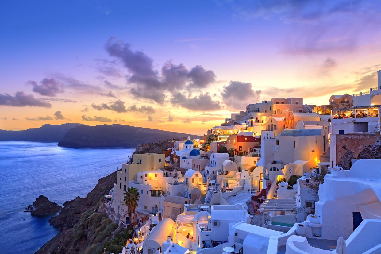 Oia in Santorini, Greece