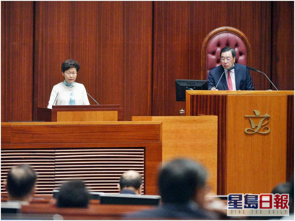 林鄭月娥在答問會上表明「走數」，不會修訂《防止賄賂條例》以涵蓋行政長官。