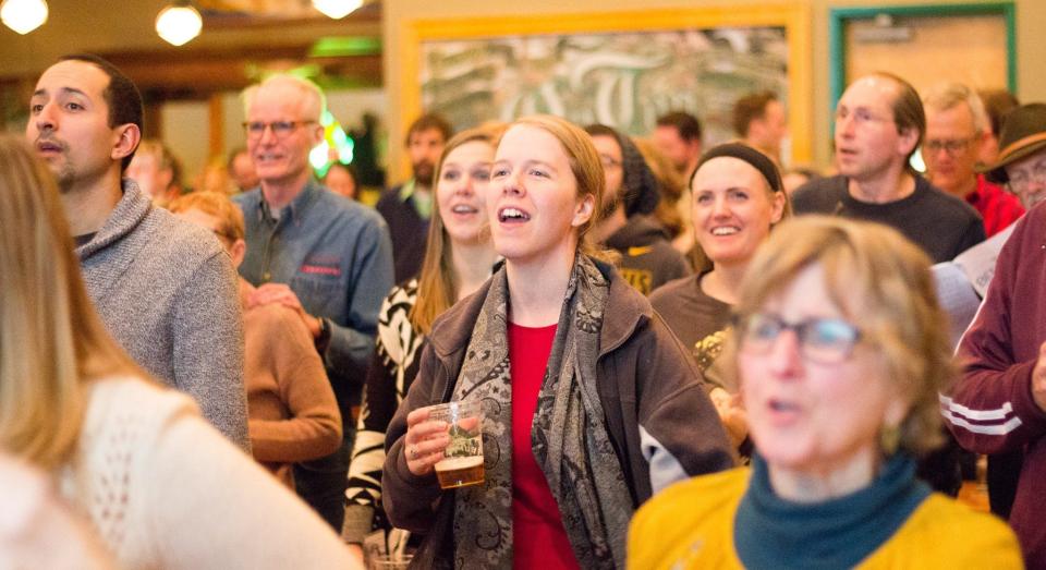 Photos of 'Beer Choir' events in the Minneapolis-St. Paul area as the concept has grown to 60 chapters in the U.S., Canada and Switzerland.