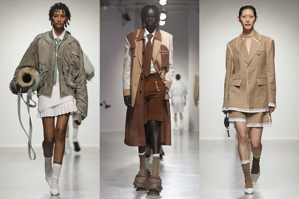 paris fashion week runway spring summer louis vuitton models milan martine rose wales bonner