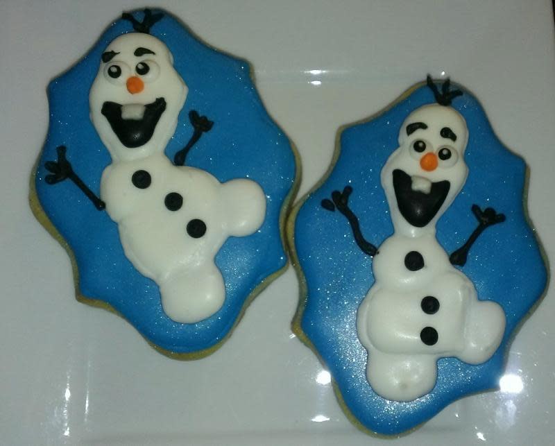 Olaf cookies Disney Frozen